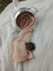 Stolar Chiffon Hijab – Classic Nude Beige Serenity