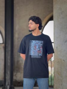 Pakistan Culture Graphic T‑Shirt – Black Unisex Crewneck, Art Poster Front Print - Image 4